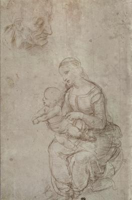 [Raphael - Madonna and Child and Head of an Old Man] 