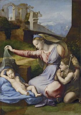 [Raphael - Madonna with the Blue Diadem] 