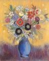 [Flowers in a Blue Vase]