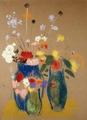 [Three Vases of Flowers]