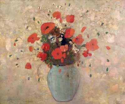 [Redon - Vase of Poppies] 
