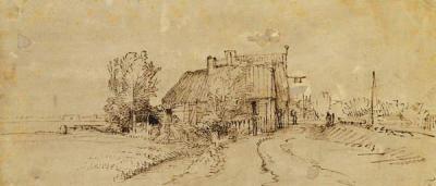 [Rembrandt - An Inn by a Roadside] 