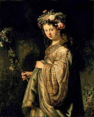 [Rembrandt - Saskia as Flora] 