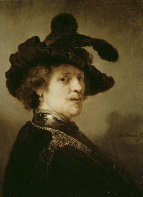 [Rembrandt - Self Portrait in Fancy Dress] 