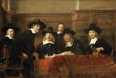 [Rembrandt - Syndics of the Clothmakers Guild, The Staalmeesters] 