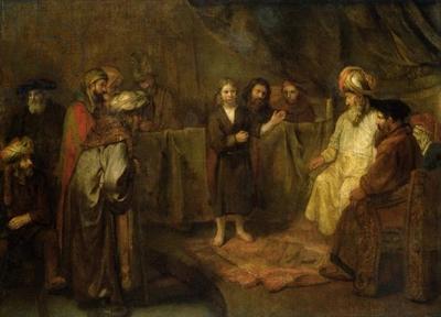 [Rembrandt - The Twelve Year Old Jesus in front of the Scribes] 