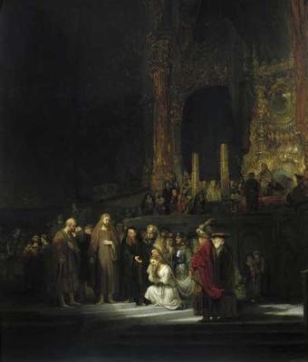 [Rembrandt - The Woman Taken in Adultery] 