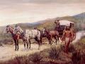 [The Halted Stagecoach]