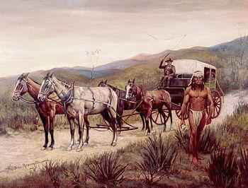[Remington - The Halted Stagecoach] 