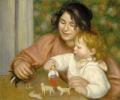 [Child with Toys, Gabrielle and the Artist's son, Jean]