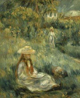 [Renoir - Garden at Mezy, Mademoiselle Manet] 