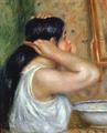[Girl Combing her Hair]