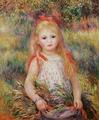 [Little Girl Carrying Flowers, or The Little Gleaner]