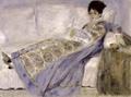 [Madame Monet on a Sofa]