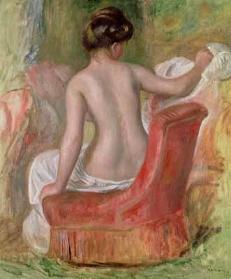 [Renoir - Nude in an Armchair] 
