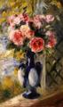 [Roses in a Blue Vase]