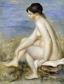 [A Seated Bather]