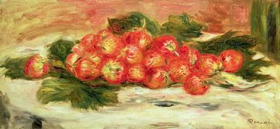 [Renoir - Strawberries on a White Tablecloth] 