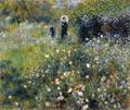 [Summer Landscape, Woman with a Parasol in a Garden]