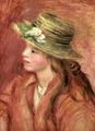 [Young Girl in a Straw Hat]