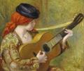 [Young Spanish Woman with a Guitar]