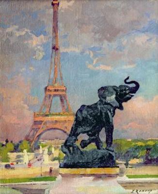 [Renoux - The Eiffel Tower and the Elephant by Fremiet] 