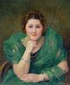 [Portrait of a Russian Woman with a Green Scarf]