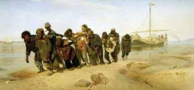 [Repin - Barge Haulers of the Volga] 