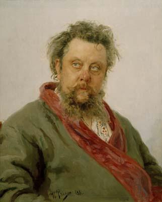 [Repin - Portrait of Modest Mussorgsky] 
