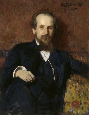 [Repin - Portrait of Pavel Chistyakov] 