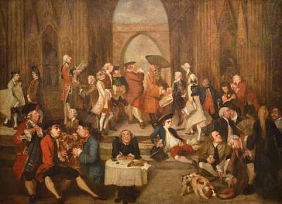 [Reynolds - Parody of Raphael's 'School of Athens] 