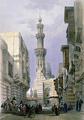 [Bazaar in Street leading to El-Mooristan Mosque, Cairo]