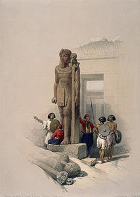 [Roberts - Colossi at Wady Samboua] 