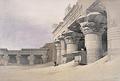 [Facade of the Pronaos of the Temple of Edfou]