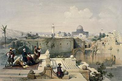 [Roberts - Mosque of Omar on the Site of the Temple] 