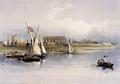 [General View of the Ruins of Luxor from the Nile]