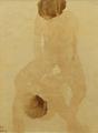 [Female Nude Riding on Woman's Back]