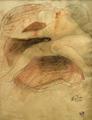 [Reclining Female Nude on Covers, called The Down Bed]