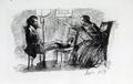 [Rossetti being Sketched by Elizabeth Siddal]
