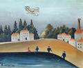 [The Fishermen and the Biplane]