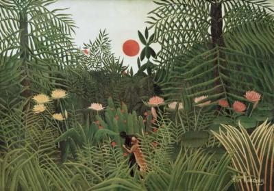 [Rousseau - Negro Attacked by a Jaguar] 