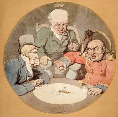 [Rowlandson - A Game of Dice] 