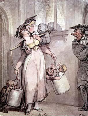 [Rowlandson - The Milk Sop] 
