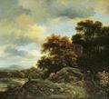 [Landscape with Wooded Hillock]