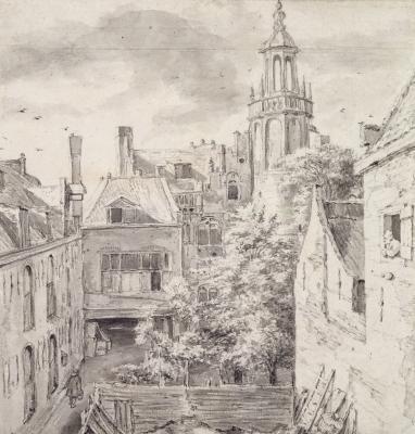 [Ruisdael - View of the Courtyard] 