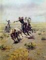 [Cowboy Roping a Steer]