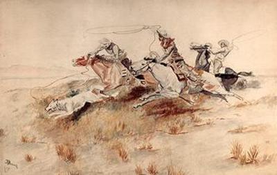 [Russell - Roping a Wolf] 