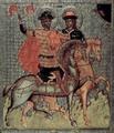 [St Boris and St Gleb Mounted]