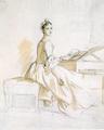 [Portrait of a Lady at a Drawing Table]