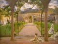[At Torr Galli, Ladies in a Garden]